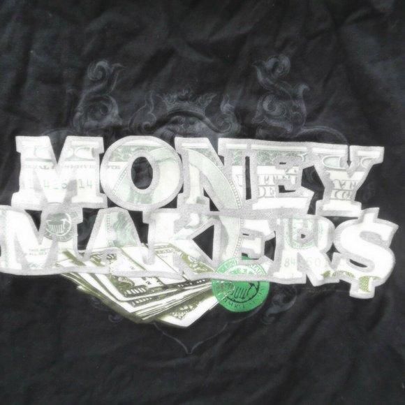 EUC VINTAGE 90's RUFF RYDER'S Money Makers Shirt - Picture 2 of 3